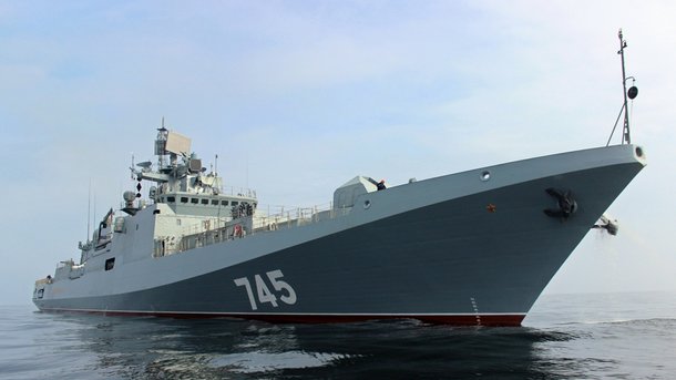 8 квітня 2017, 13:26 Переглядів:   Російський фрегат Адмірал Григорович