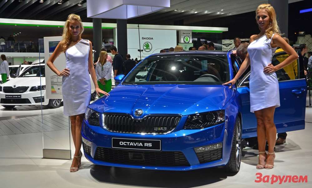 У Франкфурті чеська Skoda виставила на подіум концепт спортивної версії бюджетного лифтбека Rapid