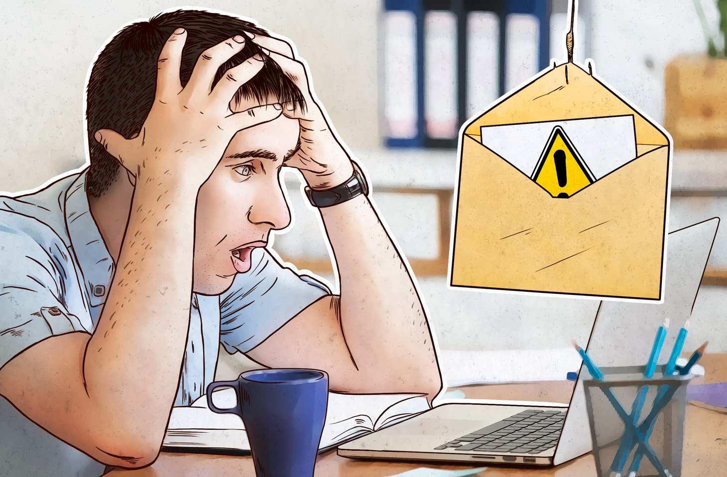 Нещодавно ми виявили шахрайську розсилку нібито від імені великої компанії, що займається реєстрацією доменних імен