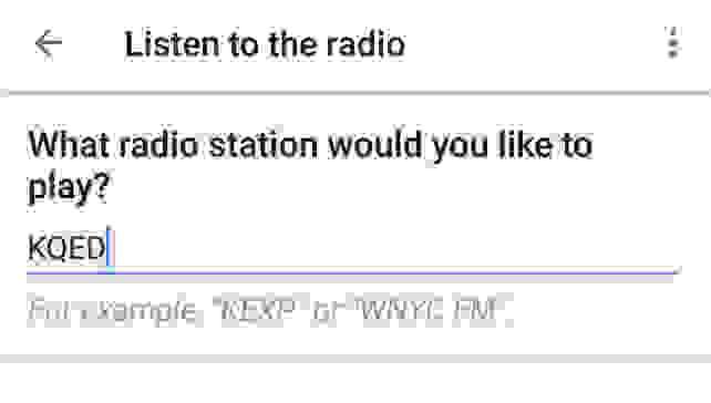 Зауважте, що для цих параметрів потрібно точно ввести назву вмісту, хоча ви також можете відтворити взагалі нічого