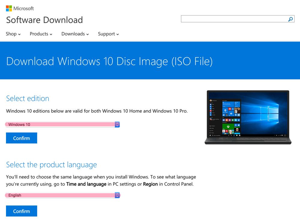 Windows 10 можна придбати в магазині Microsoft