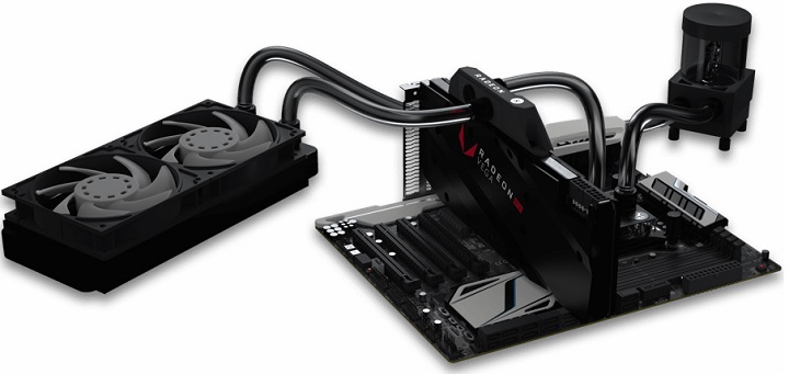 Новинка включає весь набір компонентів, необхідних для створення процессорной СВО, при цьому у власників відеокарт AMD Radeon RX Vega є можливість докупити відповідний водоблок повного покриття