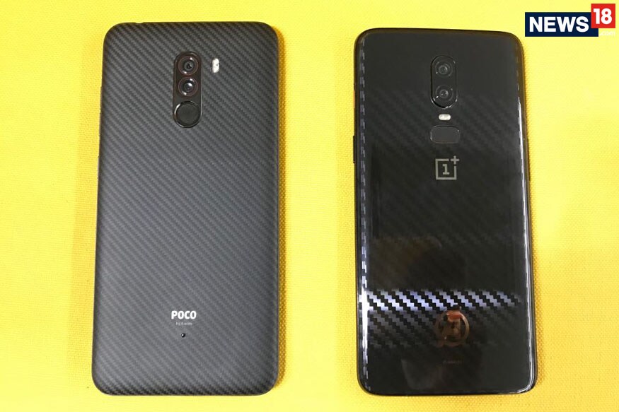 OnePlus 6 спортує склянку, яка відсутня на Poco F1