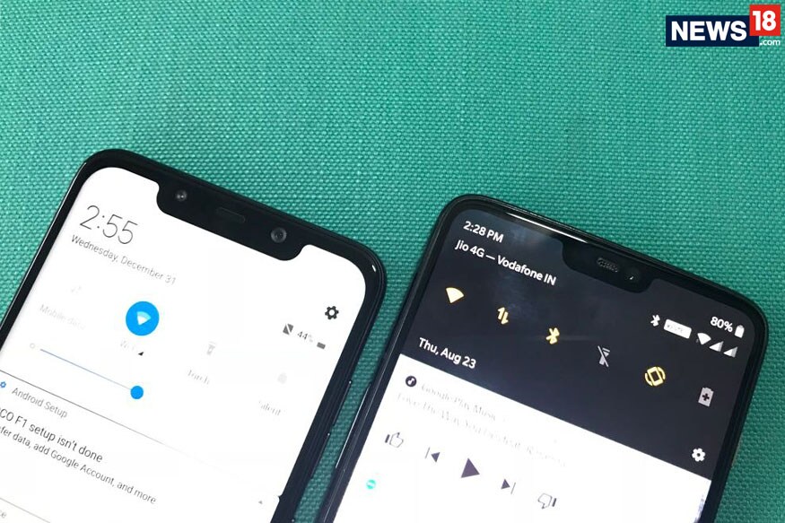 Індикатор OnePlus 6 і Poco F1
