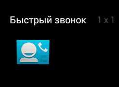 Винести номер абонента на робочий стіл в android смартфоні