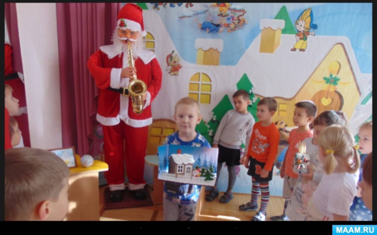 Відео та новорічний сюрприз дітям, з нагоди дня народження Діда Мороза «Наш веселий Санта Клаус»
