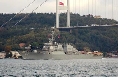 5 грудня 2015 року, 3:54 Переглядів:   Владою Туреччини утруднений прохід суднами ВМФ РФ протоки Босфор, & nbsp; фото US Mission to NATO / Twitter