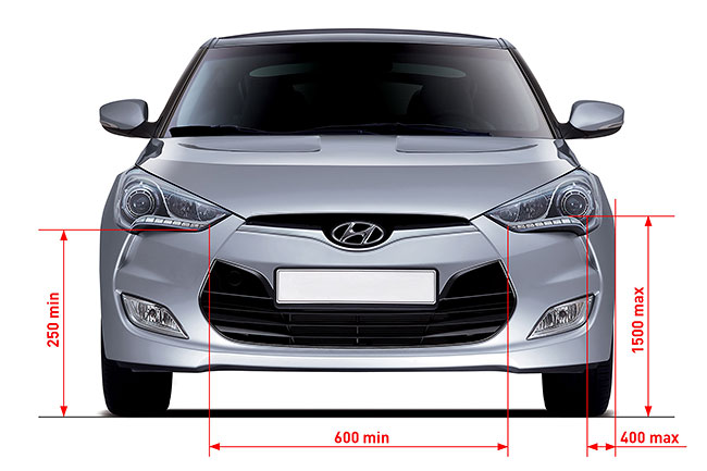 Ця вимога вважають виконаним, якщо випромінюється світло не заважає водієві безпосередньо або побічно в результаті відображення дзеркалами заднього виду і / або іншими відбивають світло транспортного засобу