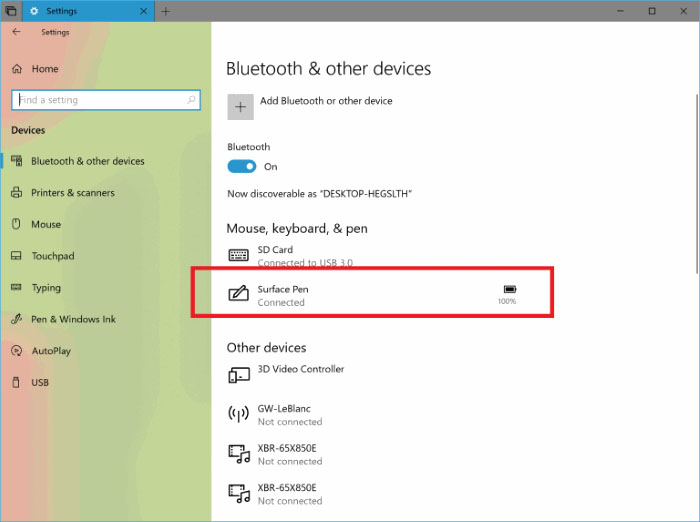 Оновити операційну систему Windows 10 до версії 1809 (Windows 10 October 2018 Update)   Відкрити «Налаштування»   Перейти в розділ «Пристрої» - «Bluetooth і інші пристрої»   Знайти потрібний пристрій у списку   Поруч з назвою пристрою ви побачите індикатор рівня заряду його батареї