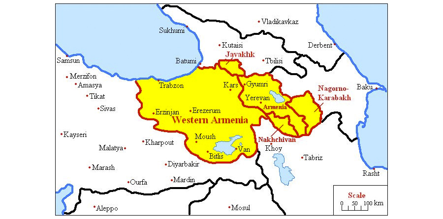 А грузинське населення прилеглих районів - це насправді перейшли на грузинську мову асимільовані вірмени