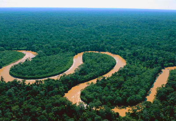 Річка Амазонка, найбільша річкова система в світі, охоплює понад 4000 миль і перетинає весь континент Південної Америки