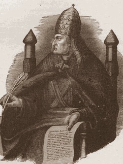 Григорій VI став татом відразу після того, як Бенедикт IX пішов у відставку, що в загальному то, нікого не здивувало, так як він був одним з тих, хто заплатив Бенедикту велику суму за його догляд