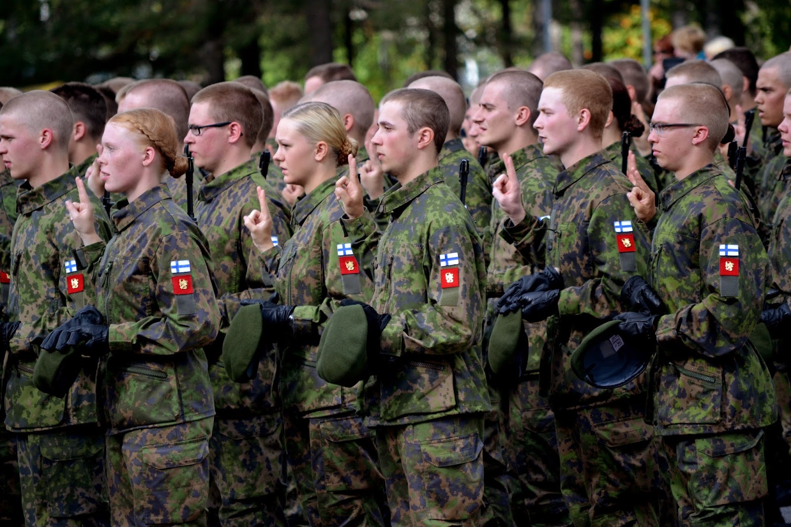 В останні роки все більше і більше жінок бажають служити в рядах фінської армії