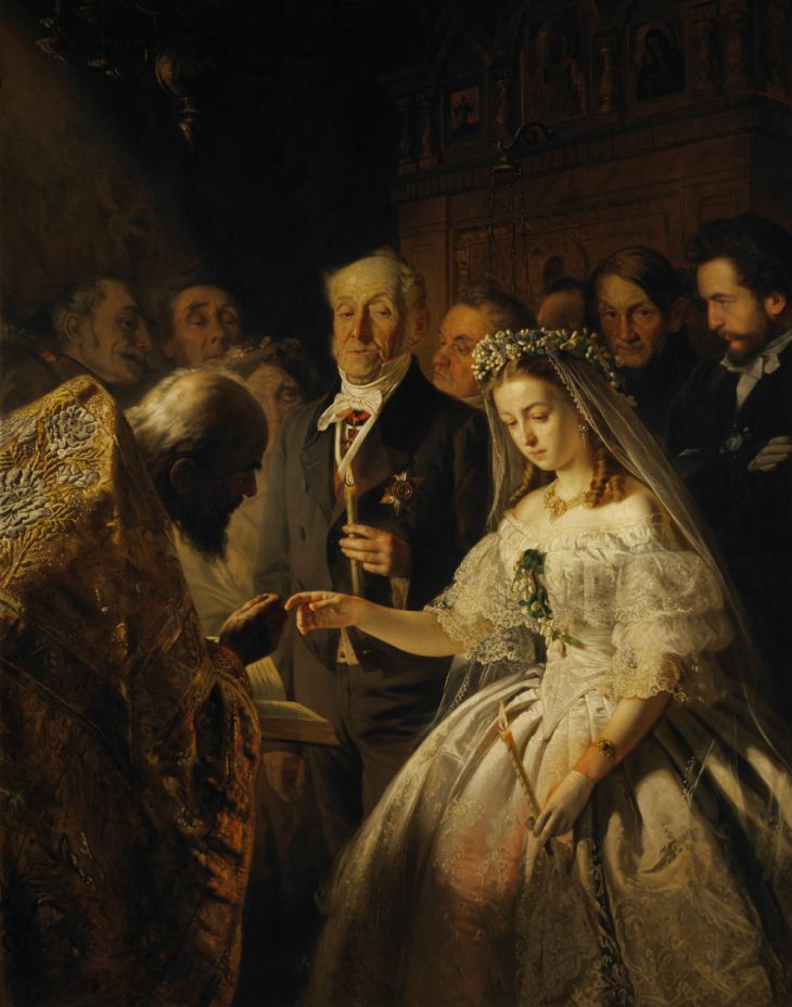 «Нерівний шлюб», Василь Пукирев, 1862 рік