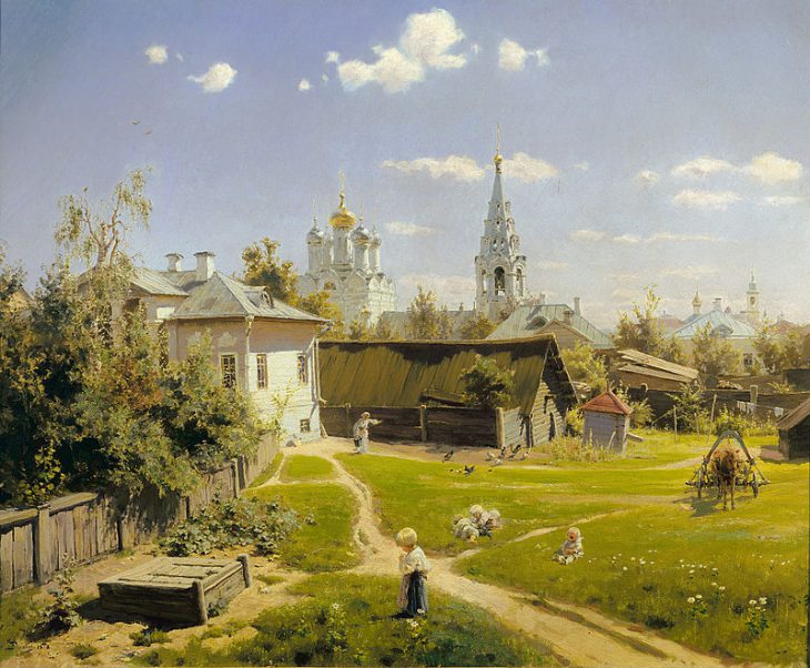 «Московський дворик», Василь Полєнов, 1878 рік