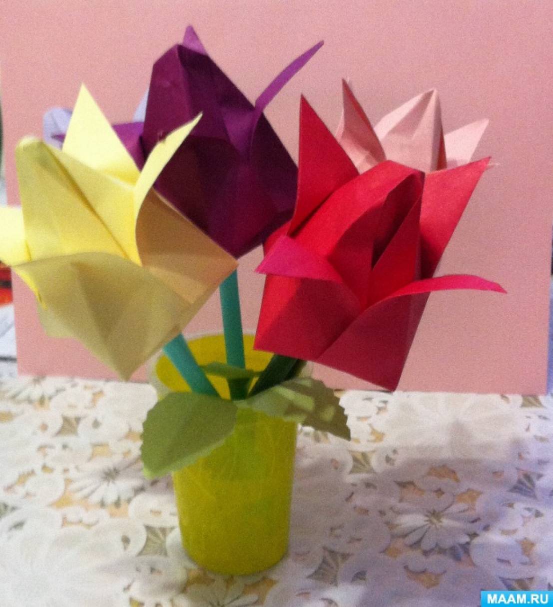 Майстер-клас з виготовлення квітів з паперу